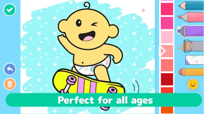 Coloring Babies android App screenshot 7